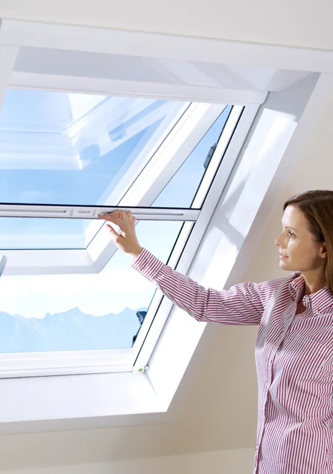 Fliegengitter für Dachfenster