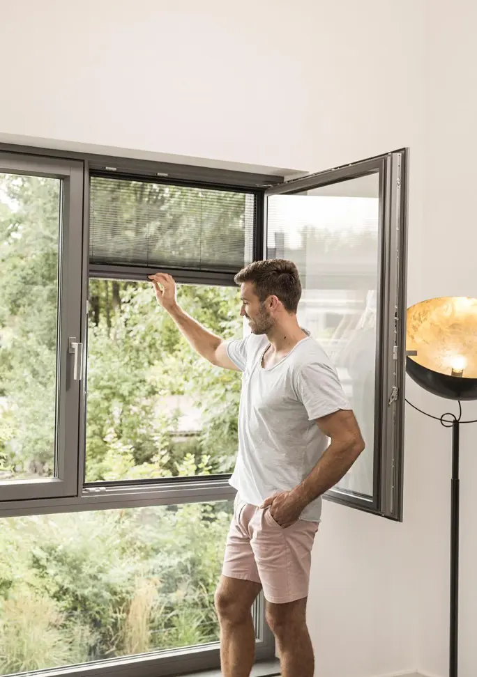 Fliegengitter für Fenster