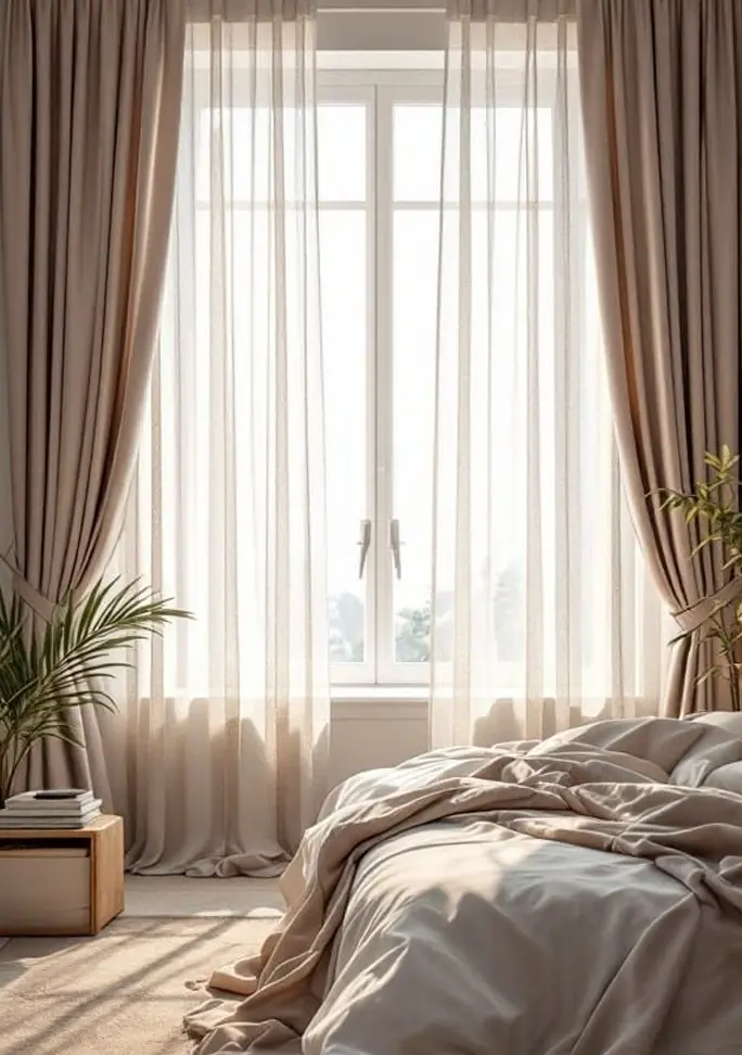 Vorhänge für Schlafzimmer
